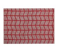Beliani Rug Sivas Red 160 X 230 Cm Cotton