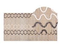 Beliani Rug Sogut Beige 80 X 150 Cm Jute