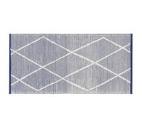 Rug SYNOPA Blue 80 x 150 cm Cotton
