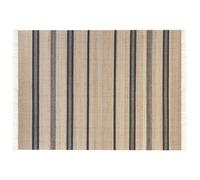 Beliani Rug Talpur Graphite Grey 160 X 230 Cm Jute