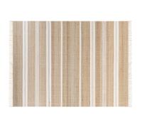 Beliani Rug Talpur White 160 X 230 Cm Jute