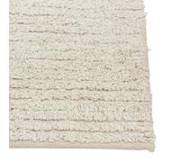 Cotton Area Rug 140 x 200 cm Beige TEZPUR