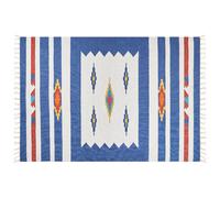 Beliani Rug Varser Multicolour 200 X 300 Cm Cotton Kilim