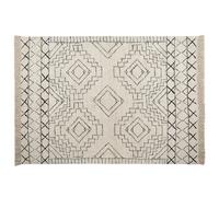 Rug ZEYNE Beige 160 x 230 cm Cotton