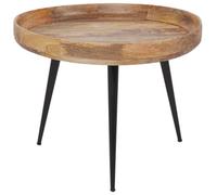 Beliani Rustic Coffee Table Edna Brown