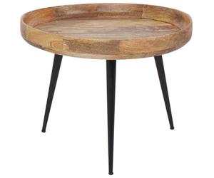 Beliani Rustic Coffee Table Edna Brown