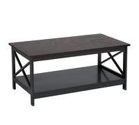 Beliani Rustic Coffee Table Foster Black