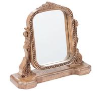 Beliani Rustic Makeup Mirror Diszna Brown