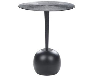Beliani Rustic Side Table Eucla Metal Black