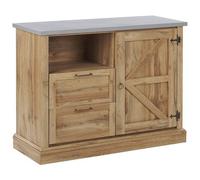 Beliani Rustic Sideboard Toronto Light Brown