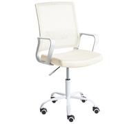 Beliani Scandinavian Office Chair Ease Off-White