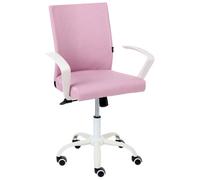 Beliani Scandinavian Office Chair Modra Pink