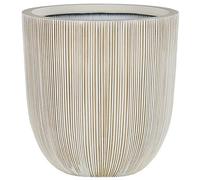 Beliani Scandinavian Plant Pot Chios 44 Cm Beige