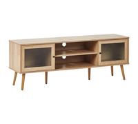 Beliani Scandinavian Tv Stand Albany Light Brown