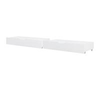 Beliani Set Of 2 Storage Drawers White Cronat, White