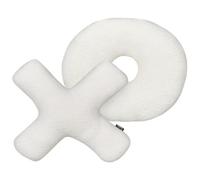 Set of 2 Decorative Cushions HESPERIS Boucle Off-White Solid