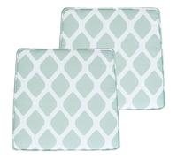 Set of 2 Garden Chair Cushions TERNI 37 x 34 cm Mint Green