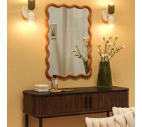 Beliani Set Of 2 Off-White Metal Shade Wall Lamps - Dual Up/down Lighting, Retro Iron Frame, 12 X 12 X 21 Cm Each