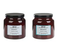 Set of 2 Scented Candles ABSOLUTE ALCHEMY Soy Wax Fresh Notes