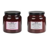 Beliani Set Of 2 Scented Candles Absolute Alchemy Soy Wax Fresh Notes