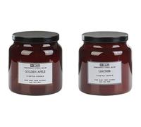 Beliani Set Of 2 Scented Candles Absolute Alchemy Soy Wax Fruity Notes Fresh Notes