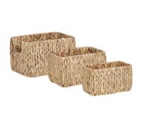 Set of 3 Baskets HANOI Wicker Natural