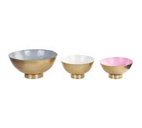 Set of 3 Bowls BARU Metal Gold