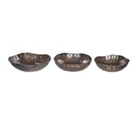 Set of 3 Bowls PINANG Metal Brass