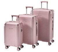 Set of 3 Hard Shell Suitcases MYNTIS Pink