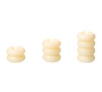 Beliani Set Of 3 Led Candles Eternis 5/8/11 Cm Off-White