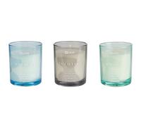 Beliani Set Of 3 Scented Candles Sheer Joy Soy Wax Fresh Notes