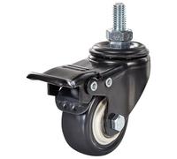 Beliani Set Of 4 Casters For Corner Desk Destines Black