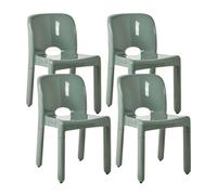 Set of 4 Garden Chairs BETIM Green
