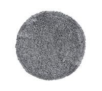 Shaggy Rug CIDE Black/ White ø 140 cm