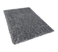 Beliani Shaggy Rug Cide Black/ White 200 X 300 Cm
