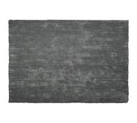 Shaggy Rug DEMRE Dark Grey 160 x 230 cm