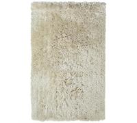 Beliani Shaggygy Rug Cide Beige 160 X 230 Cm