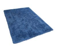 Beliani Shaggygy Rug Cide Blue 200 X 300 Cm