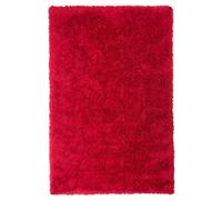 Beliani Shaggygy Rug Cide Red 140 X 200 Cm