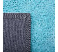 Beliani Shaggygy Rug Demre Light Blue 140 X 200 Cm