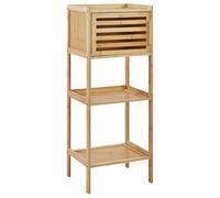 Shelving Unit BECKLEY Bamboo Light Brown