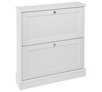 Beliani Shoe Storage Cabinet Chelan White