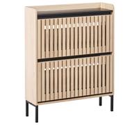 Shoe Storage Cabinet GYMPIE Light Brown