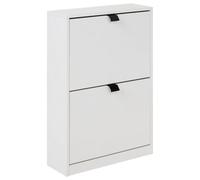 Beliani Shoe Storage Cabinet Hobart White