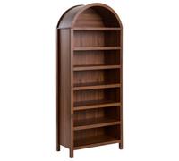 Beliani Shoe Storage Cabinet Lambina Dark Brown