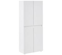 Beliani Shoe Storage Cabinet Lethbridge White
