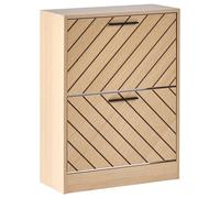 Beliani Shoe Storage Cabinet Penticton Light Brown