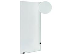 Beliani Shower Screen Icalma 900 X 1950 mm Transparent