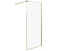 Shower Screen WASPAM 800 x 1900 mm Gold