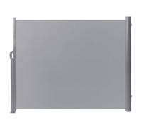 Beliani Side Awning Dorio 305/160cm Light Grey, Grey